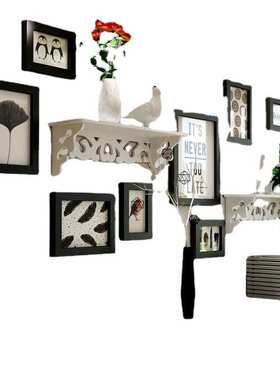 包邮2424加夫列莱北欧实木相框照片墙方形相框墙