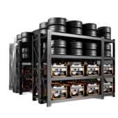 仓储货架置物架多层家用靠墙储物架仓库重型超市车库储物间收纳架