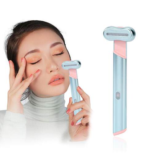 美眼仪眼部导入仪红蓝光按摩器脸部紧致提拉嫩肤EMS微电流仙女棒