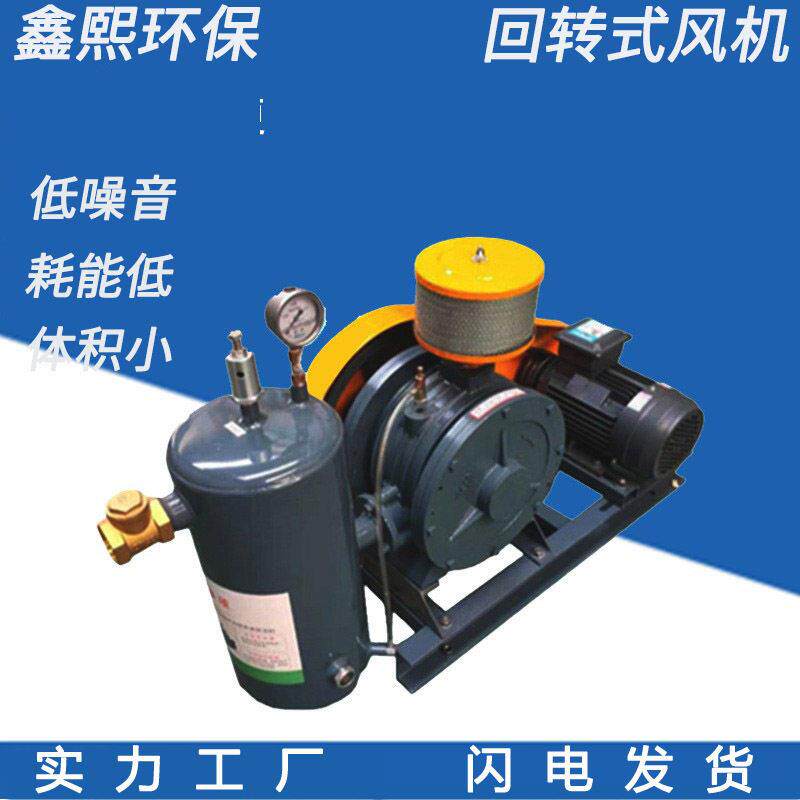 回转式鼓风机低噪音回转风机源头厂家污水处理用曝气回旋风机