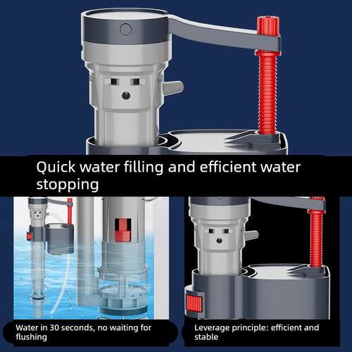 工厂马桶水箱洁具配件通用排水阀高压进水阀全套按钮冲水阀