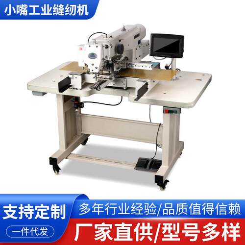 厂家供应小嘴工业缝纫机长臂电脑花样机车缝现货小嘴缝纫机