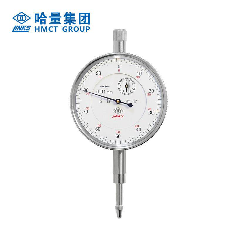 哈量防震6钻百分表8钻千分表测头0-1-3-5-10-20-30-50高精度0.01