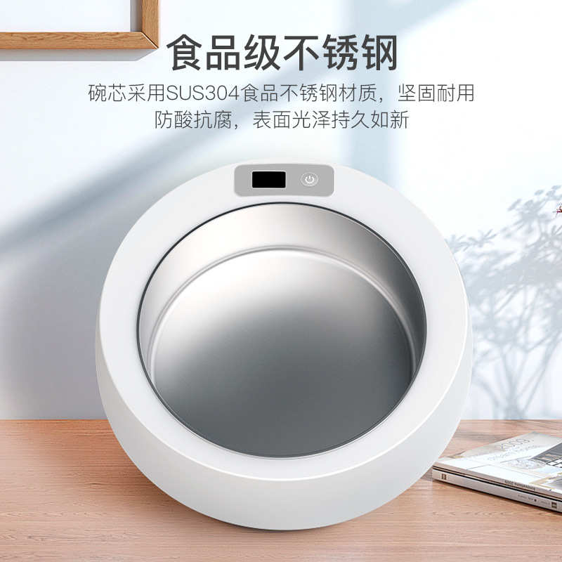 猫咪碗碗喝水智能宠物热水粮食恒温狗碗猫咪碗碗加保温喂食盆加热