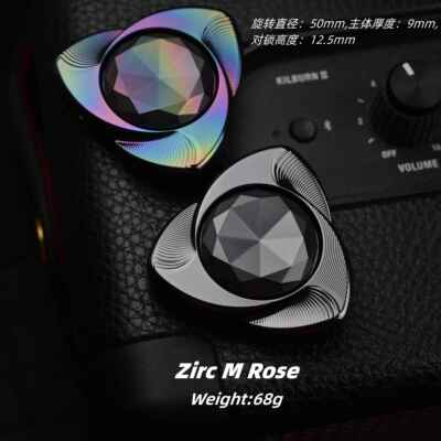 锆合金中号M玫瑰指尖陀螺解压玩具#亚太动力学EDC