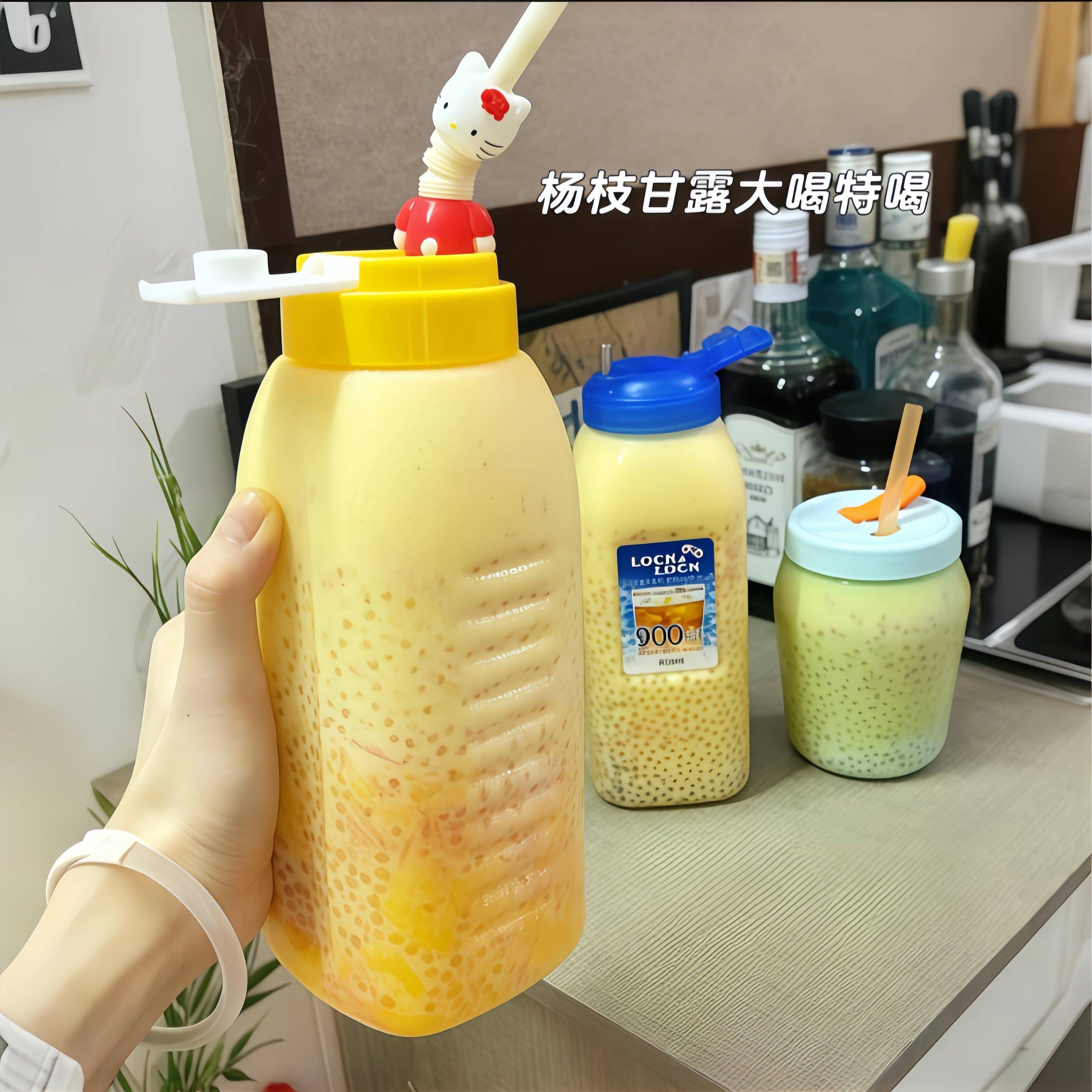 夏天随手咖啡冷萃杯大容量冷泡茶杯家用耐高温冰箱冰镇冷水壶凉杯图片