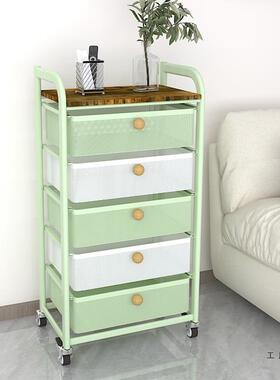 家瑞享抽屉式纳柜小推车厨厅卧室收客带轮移动YVG置物柜化妆房床