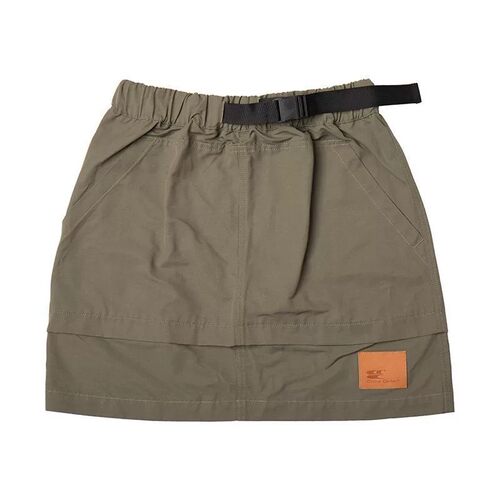 CryingCenter 户外浅军绿工装短裙可调节 半身裙o