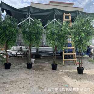 布景大厅树干实木仿真仿真垂柳装饰橱窗 盆栽柳树 假商场盆栽酒店