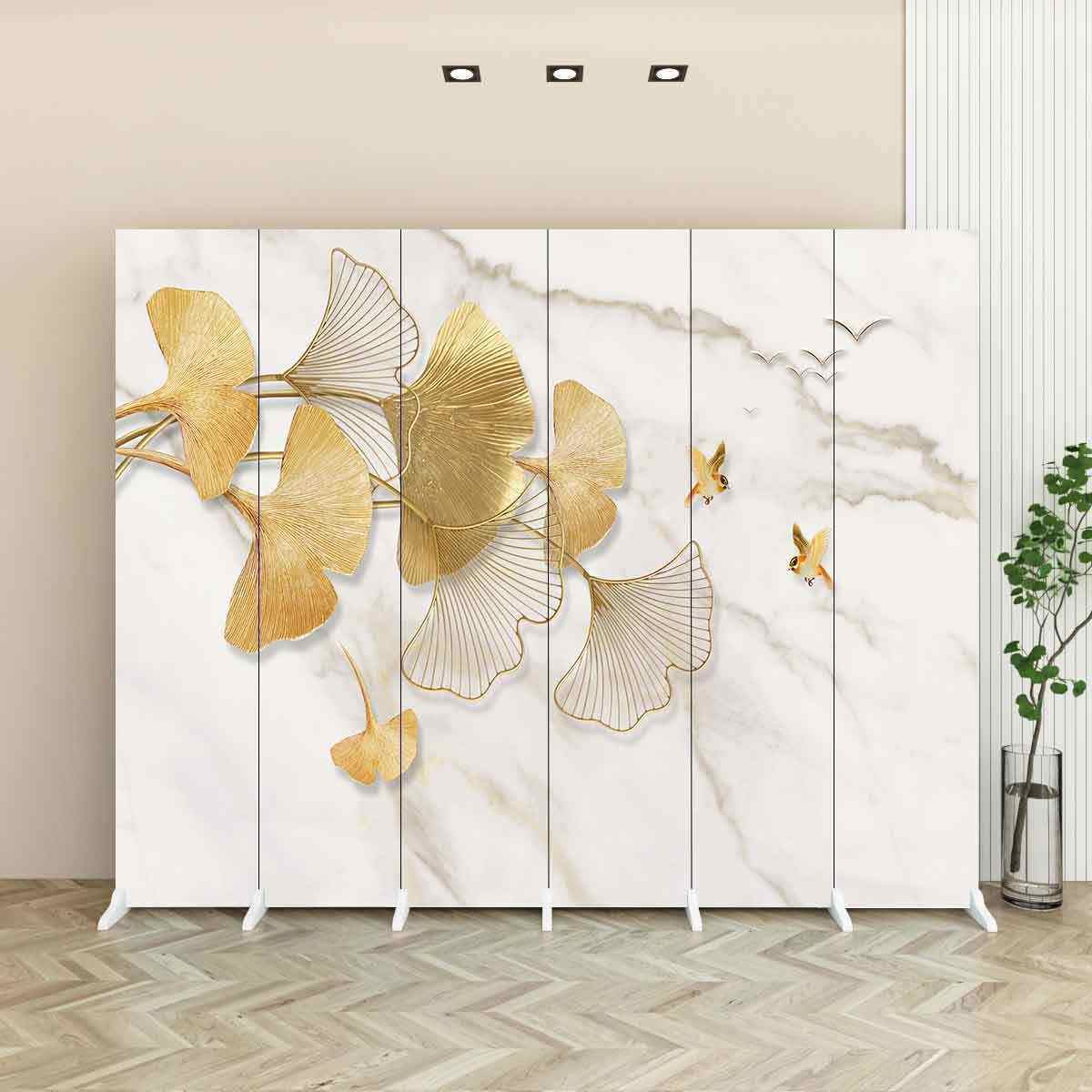 屏风隔断现代简约客厅玄关可折叠屏风卧室办公室移动防水背景墙