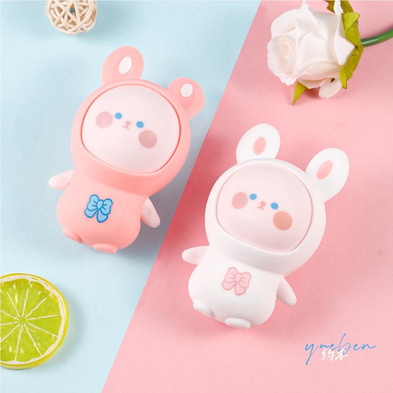 换装兔捏捏乐解压公仔慢回弹TPR新奇特卡通儿童发泄玩具