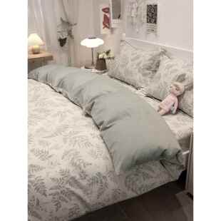 定 制床上四件套100学生宿舍小碎花被套床单180x220三件套