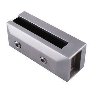 护栏立柱304夹扶手装 楼梯免孔侧配件俊朗泳池玻璃不锈钢开新品