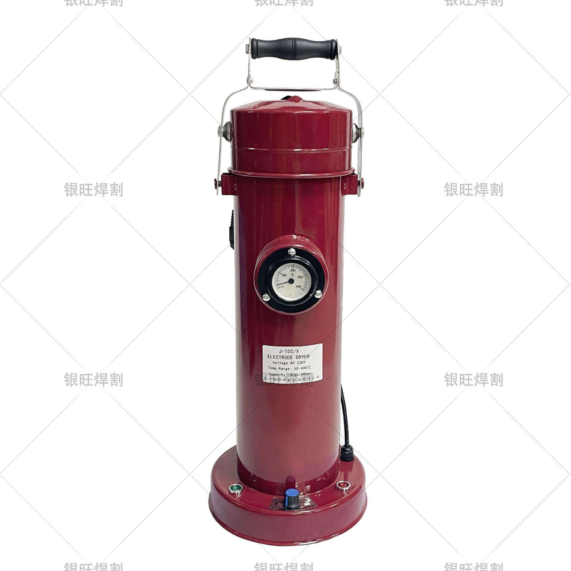 J-10C/X焊条烘干桶10KG容量保温筒焊条筒加热筒手提电焊条桶筒