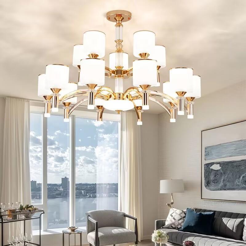 吊灯客厅灯现代简约大气家用餐厅防尘灯具套餐北欧2025年新款极简