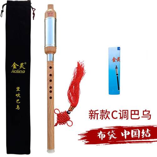 新款金灵牌竖吹巴乌C调bB降B 调 单G调 F调大音量/巴乌学生初学管