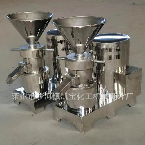 大型不锈钢胶体磨花生酱芝麻酱麻酱机食品级骨泥机骨泥磨130型