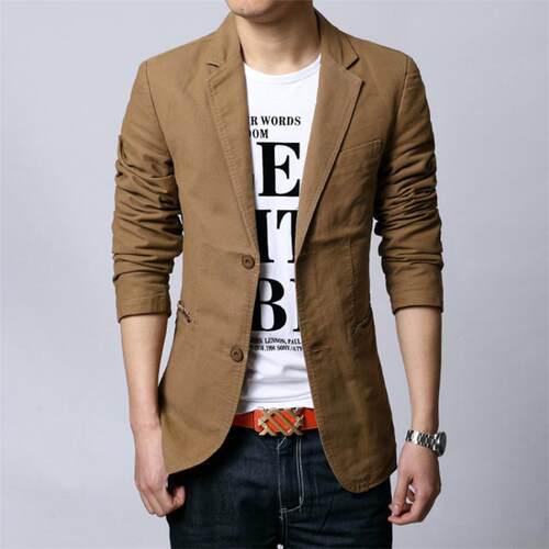 D 94870 Two-button Slim Suit 两粒扣修身西装跨境外贸