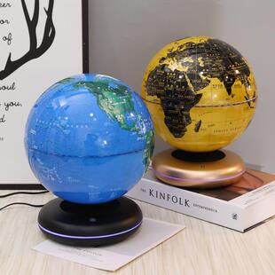 8寸磁悬浮地M005B 9A仪桌商务礼品教学用球具光源头办公彩磁浮