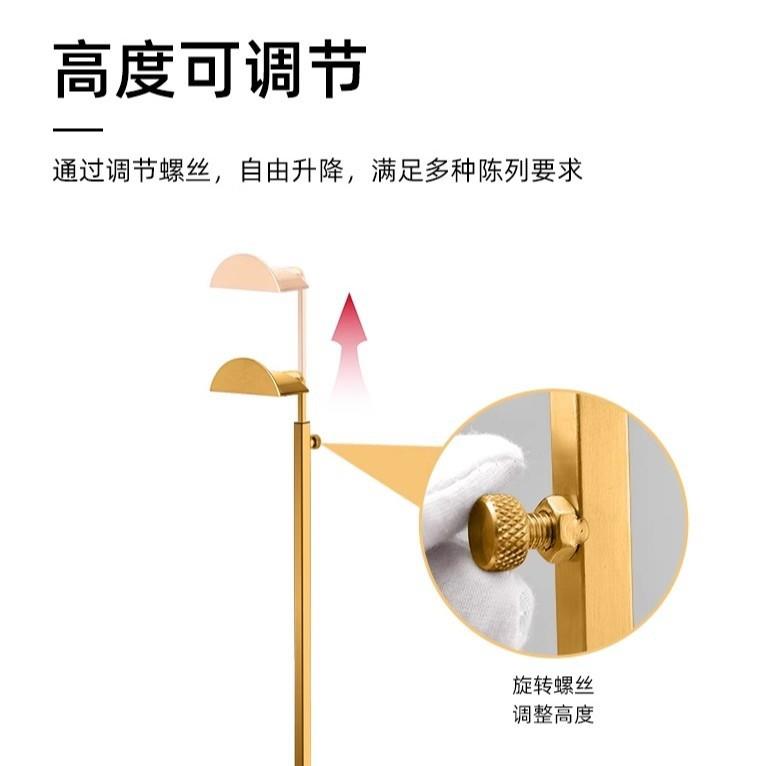 锈包包展示钢架 不高佐致（收级感撑包子 衣服装陈列架加厚挂包包图片