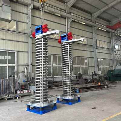 化工非标塑料橡胶食品颗粒垂直振动提升机冷却螺旋垂直给料机