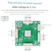微型工业级8口百兆交换机模块38 38mm内置嵌入网络通讯扩展板PCBA