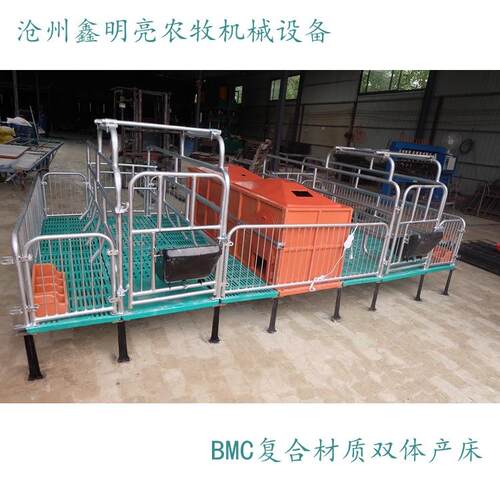 热镀锌加厚母猪产床双体体产床栏母猪分娩产床厂家直销