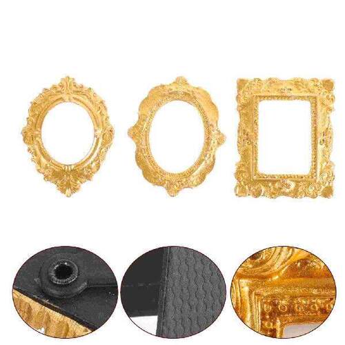 15 Pcs Photo Frame Picture Frames Mini Vintage Jewelry