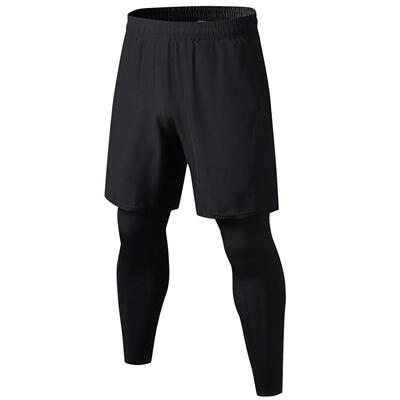 Men's tight pants, running training, fitness exercise, sub