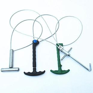 套猪器猪用打针神器杀猪屠宰逮猪钢丝绳保定可收缩钢丝绳母猪套子