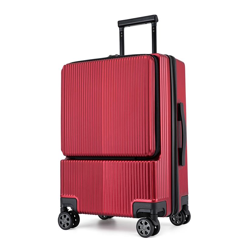 正品商务侧开行箱男女铝框杆多箱20寸登机箱2拉4功李能旅行箱密码