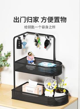进门口挂钥匙收纳架神器置物摆件客厅桌面装饰品杂物挂架玄关挂钩