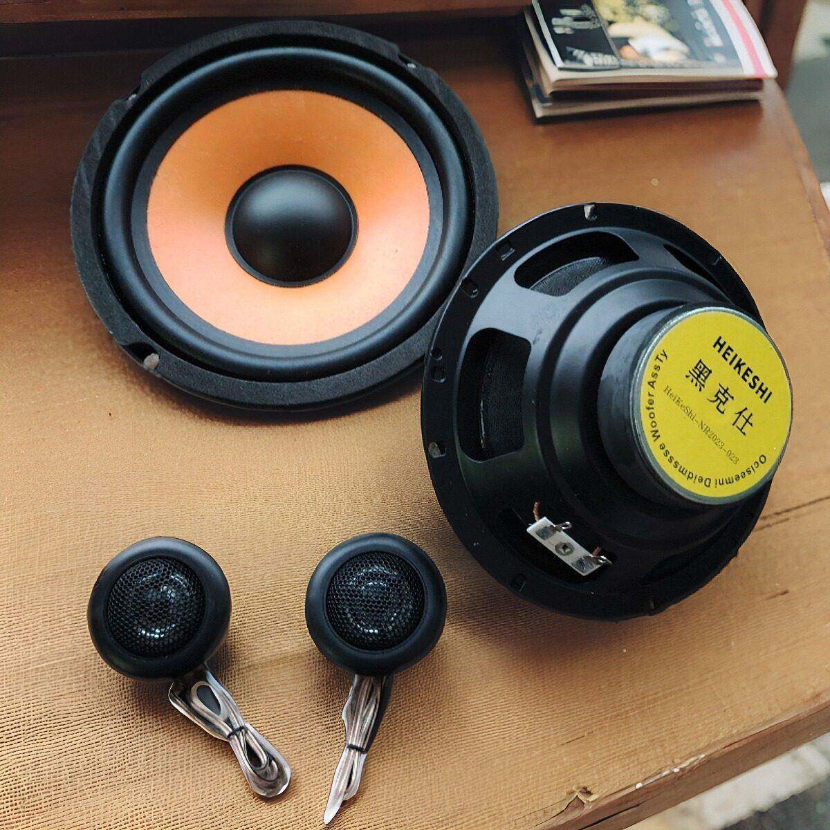 汽车音响6.5寸套装喇叭车载5寸扬声器无失真安装高音重中低音炮升