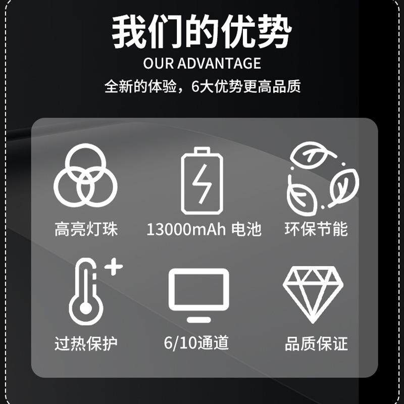 12x18WRGBWA UV6in1DMX无线电池灯