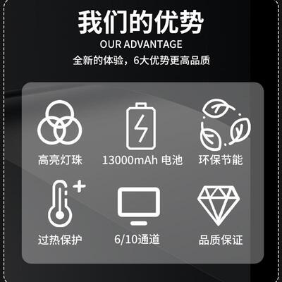 12x18WRGBWA UV6in1DMX无线电池灯