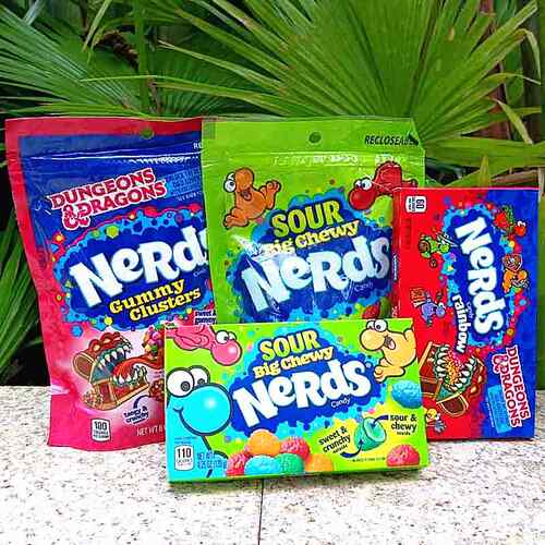 Nerds sour chewy sweetarts美国进口混合果味超酸耐嚼甜脆酸糖果