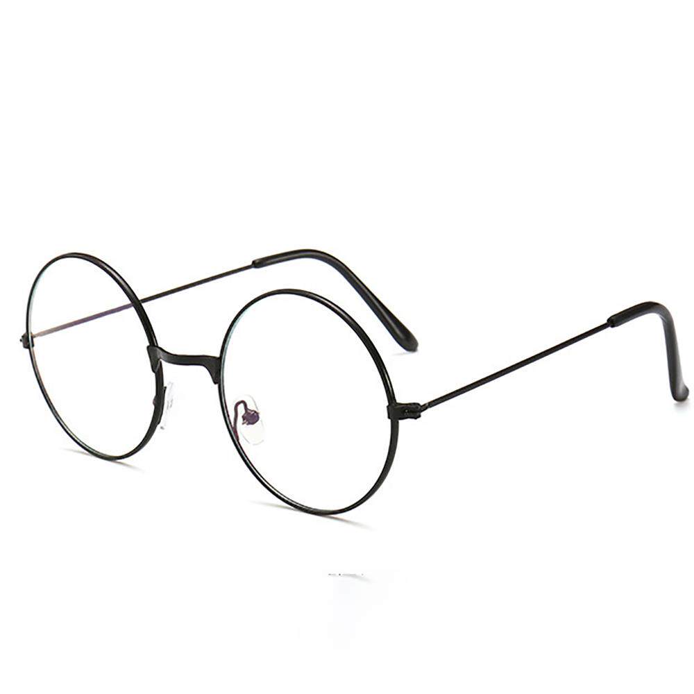 Retro Round Frame Anti-blue Radiation Glasses Ultralight Men - 实物图