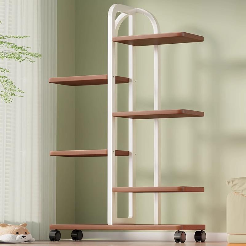 花盆架客厅落地阳台多层绿萝多肉置物架室内家用带轮可移动花架子