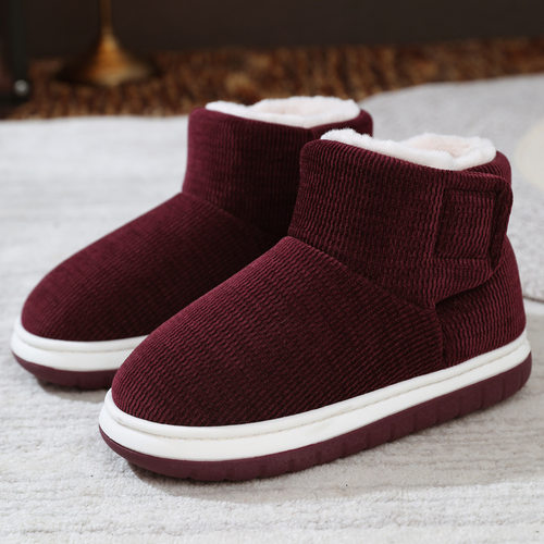 中老年人保暖拖鞋包跟男女棉鞋