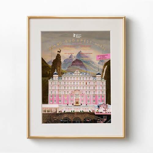 布饭达佩斯大店挂画厅美式轻奢建筑装饰画客餐厅饭店欧式小C2众壁
