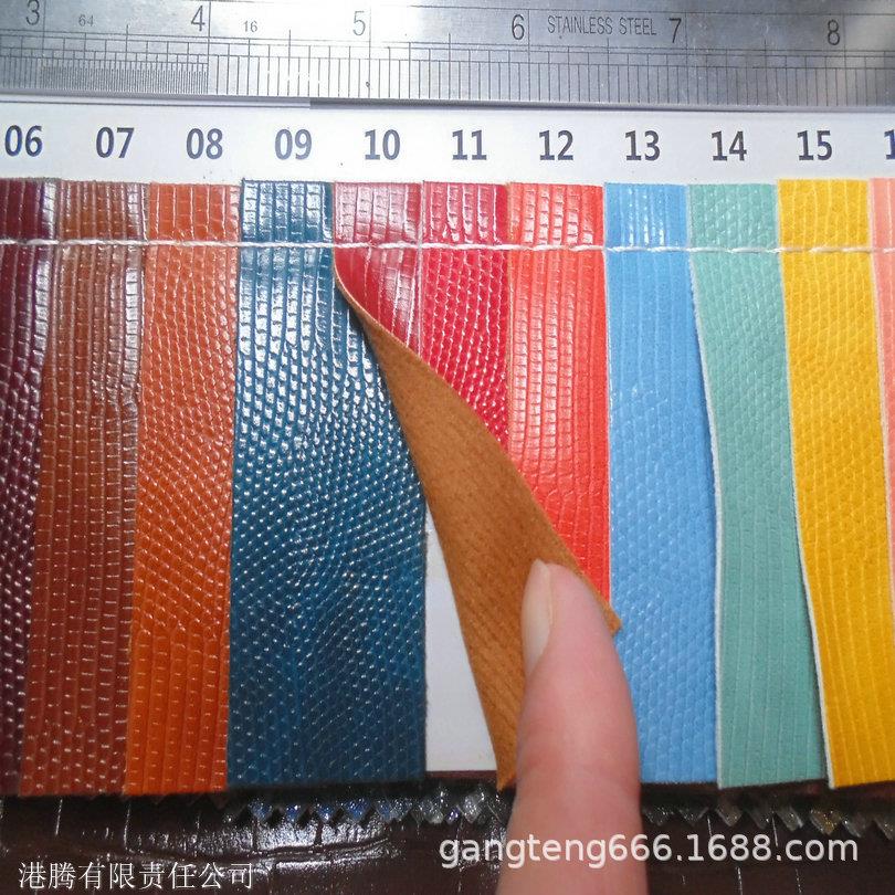小蜥蜴小鳄鱼环保PU皮革仿真皮鞋材箱包蜥蜴格子点条纹蛇纹革