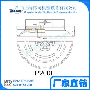 N尺寸一样 200 P200FN真空吸盘 PFG
