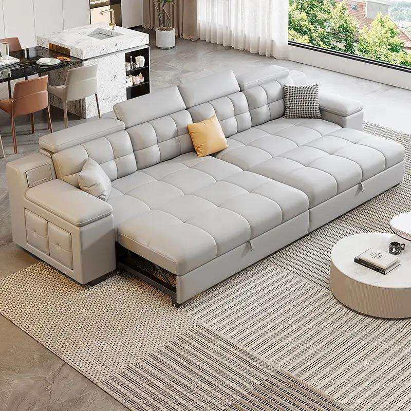 2026新款沙发客厅现代简约奶油风沙发床多功能两用可折叠伸缩储物