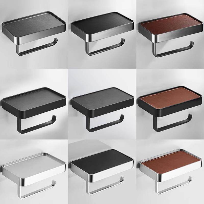 酒店卫生间纸巾架高端卷纸架置物架浴室挂壁式锌合金创意纸巾盒