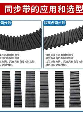 豹同步带HTD2450-1A4M25016-4M2520-14M6860-无品牌/14M传动带捷J