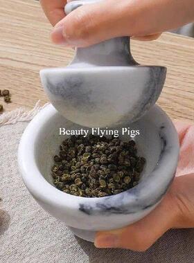 1pc Household Light Luxury Natural Marble Garlic Pounder