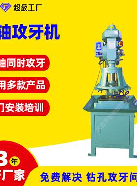 -6516齿轮式自动攻牙机配300九轴多轴器伺服多头功牙机功丝机