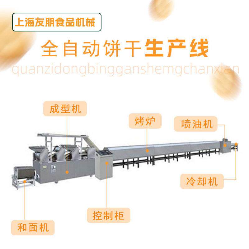 生产厂家全自动闲趣饼干生产线 酥性韧性饼干机械设备 国内包邮