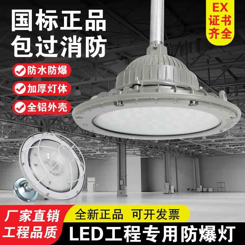 LED防爆灯工厂房车间照明灯罩仓库专用防水防尘防腐三防工矿灯具