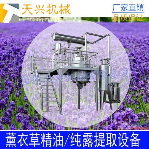 厂家直销薰衣草精油提取生姜植物精油蒸馏提取设备